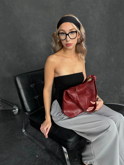 Classic leather handbag - Dael-Elly Rose