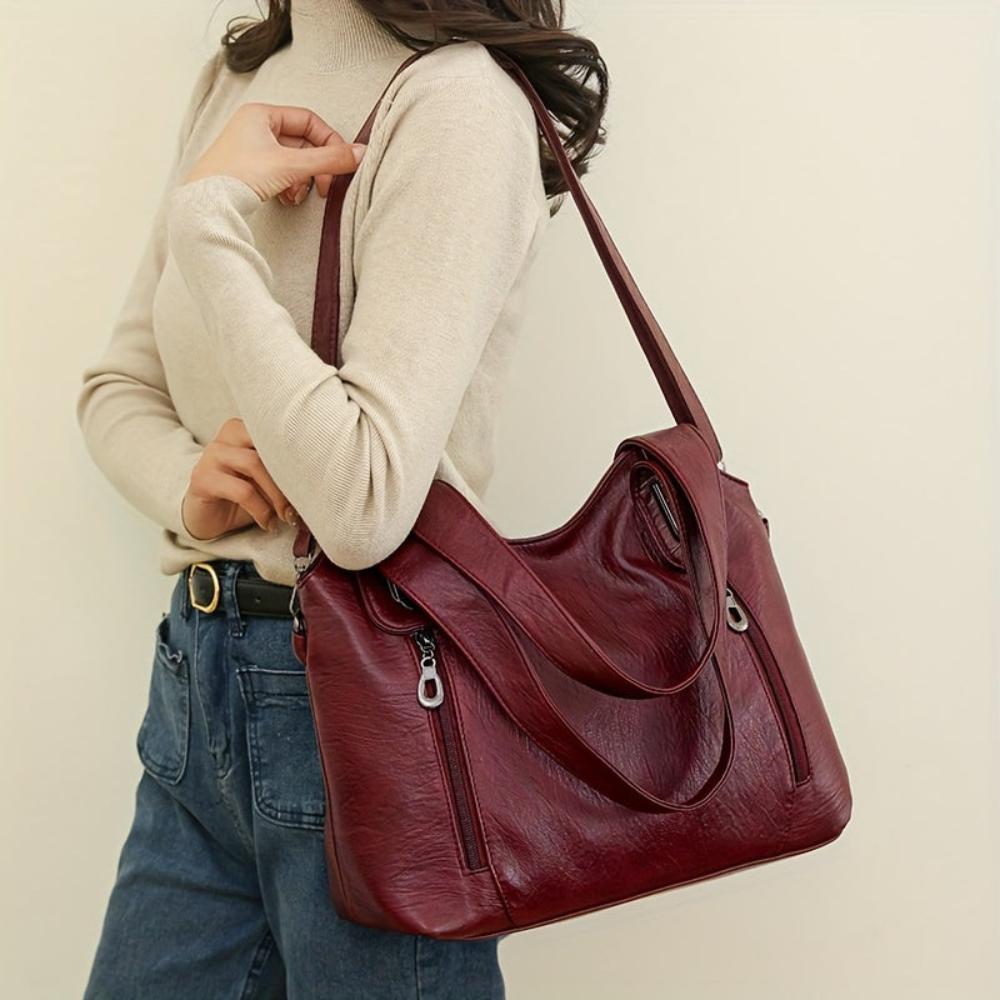 Emma Retro Tote Shoulder Bag-Elly Rose