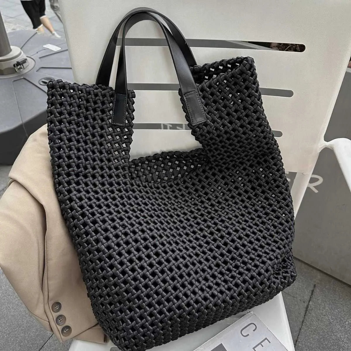 Woven tote bag - Heidi-Elly Rose