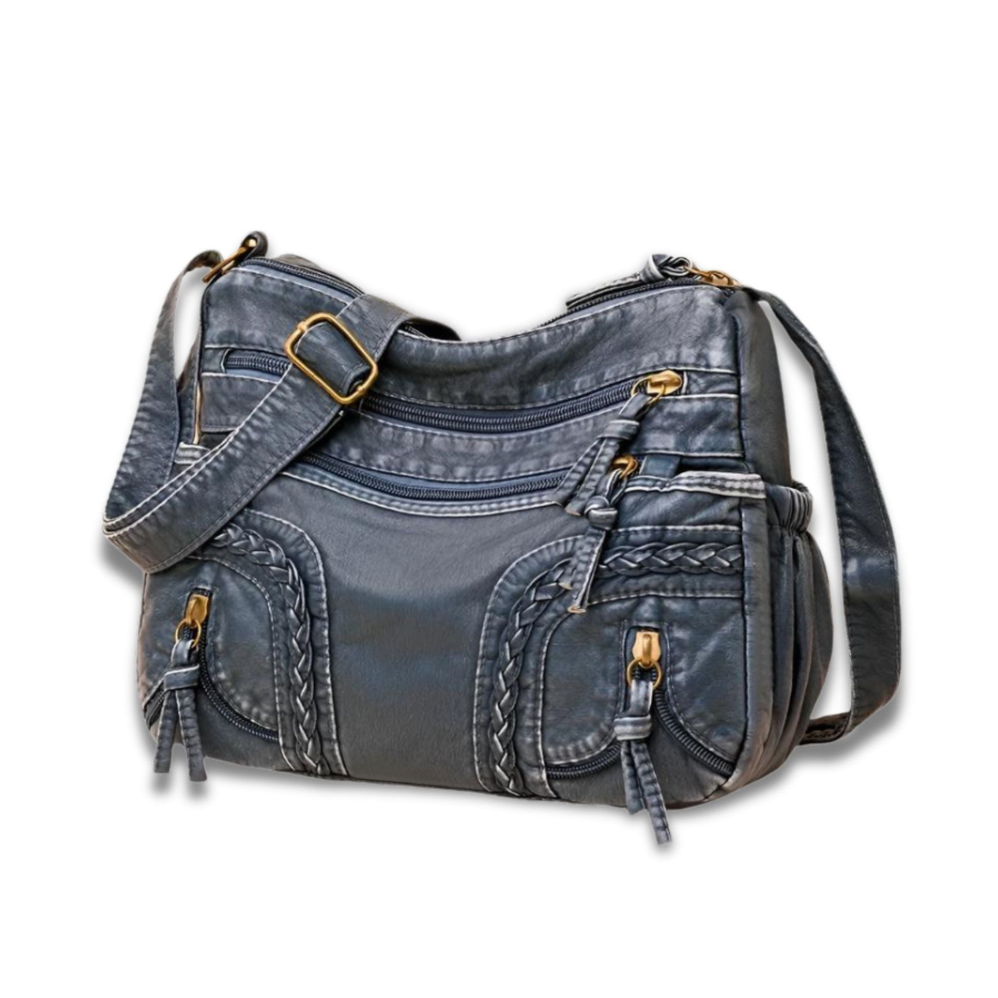 WeaveStyle - Shoulder bag with braided details-Elly Rose