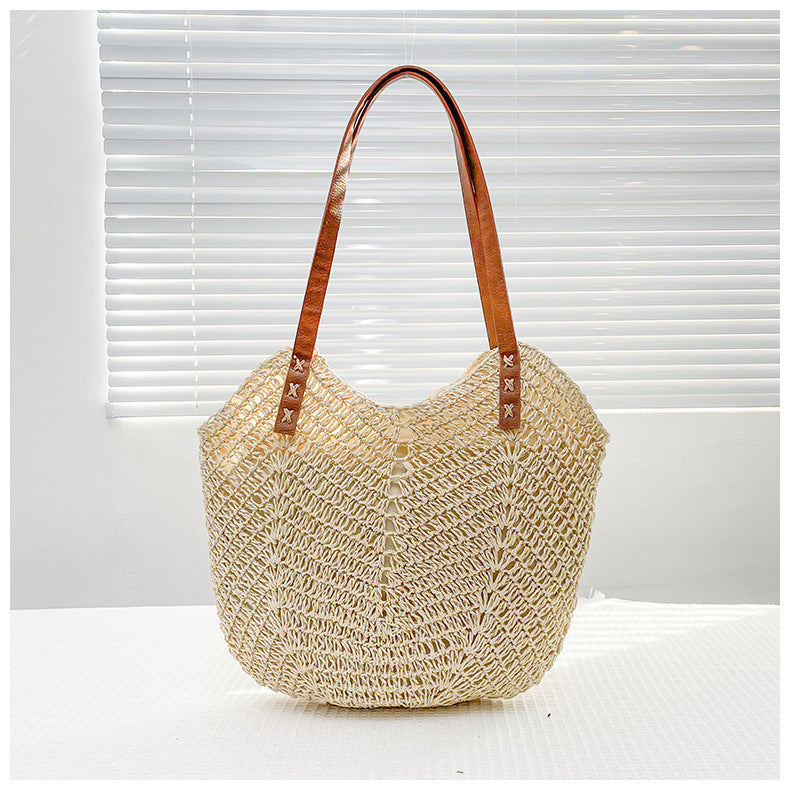 SoSun - Hollow beach bag in woven monofilament-Elly Rose