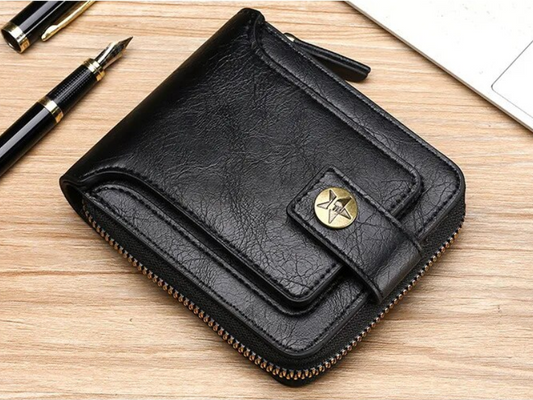 Vintage leather wallet | Classic and elegant-Elly Rose