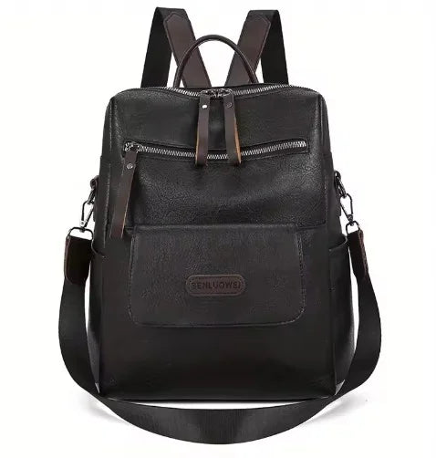 StreetGear - Stylish PU leather backpack-Elly Rose