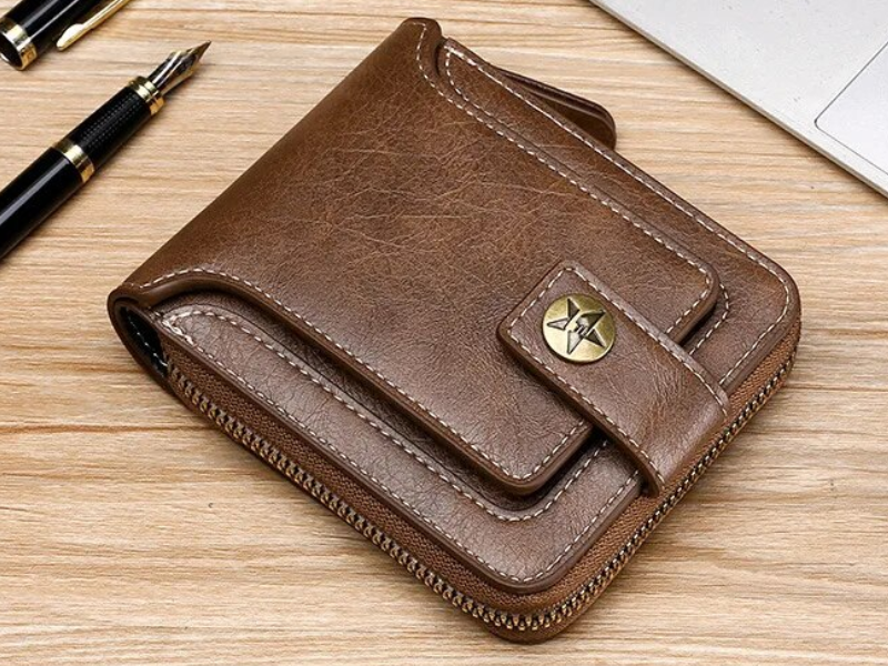 Vintage leather wallet | Classic and elegant-Elly Rose