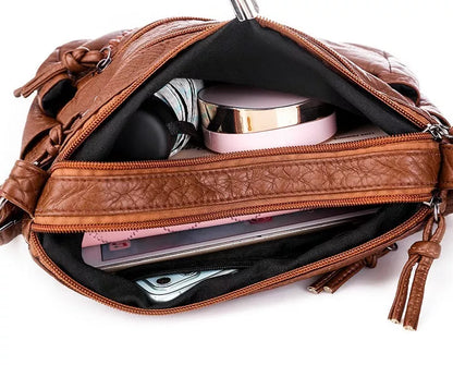 Lea - Soft Leather Bag-Elly Rose