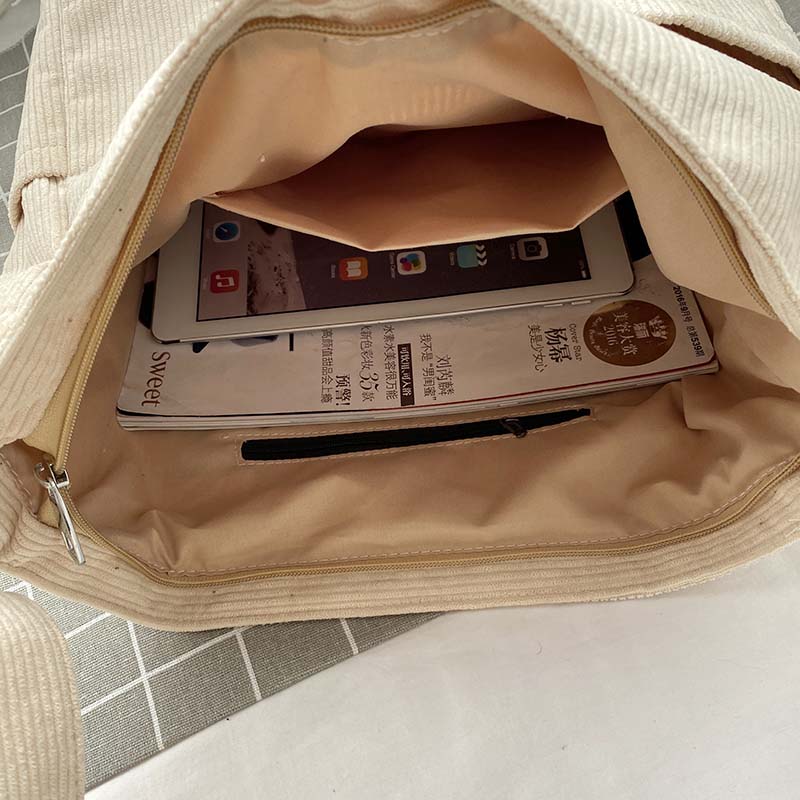 Corduroy shoulder bag - Tarina-Elly Rose