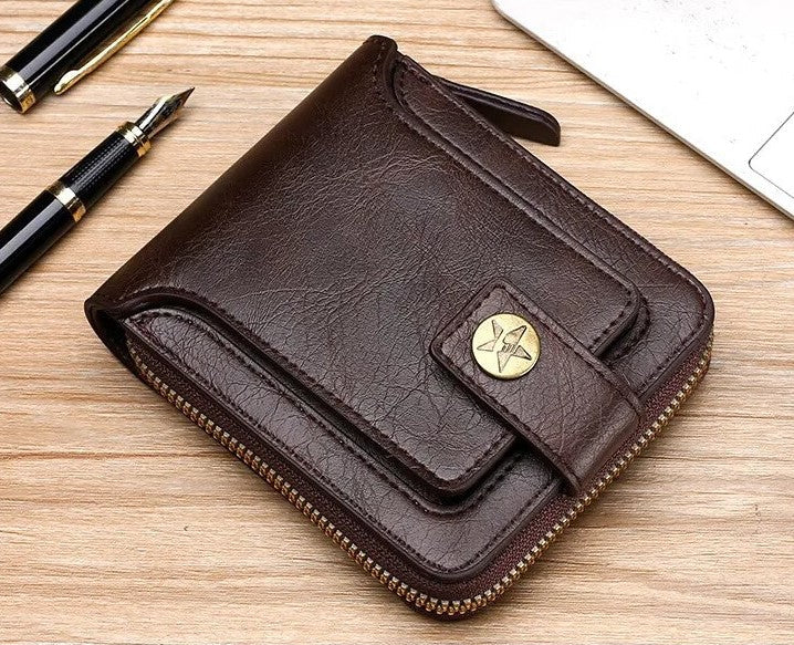 Vintage leather wallet | Classic and elegant-Elly Rose