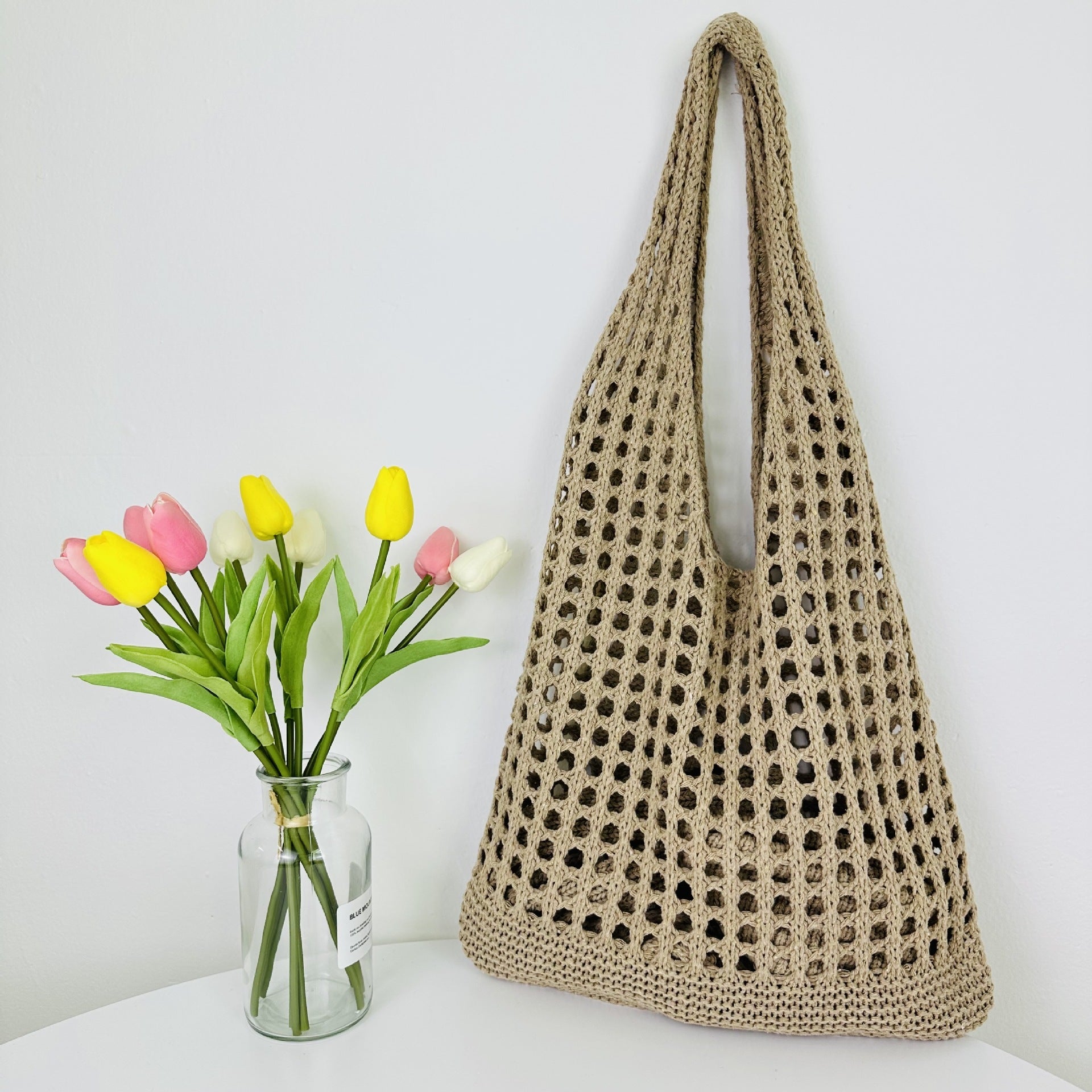 SoSun - Hollow knit bag-Elly Rose