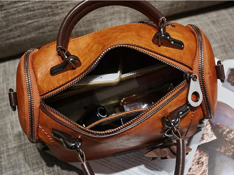 Sofie - Vintage leather handbag for women - Elegant and durable-Elly Rose