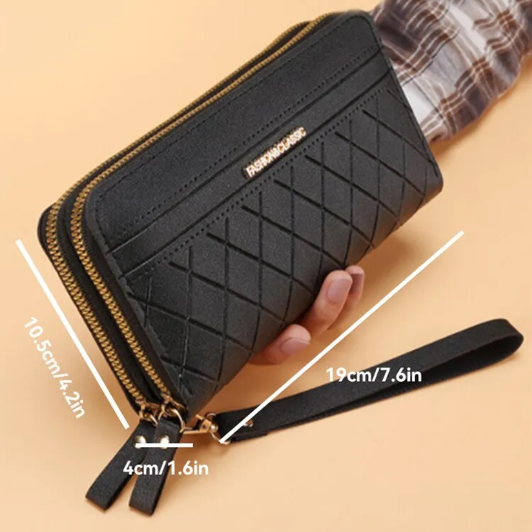 Quilted wallet | Elegant and practical-Elly Rose