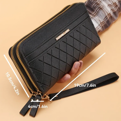 Quilted wallet | Elegant and practical-Elly Rose