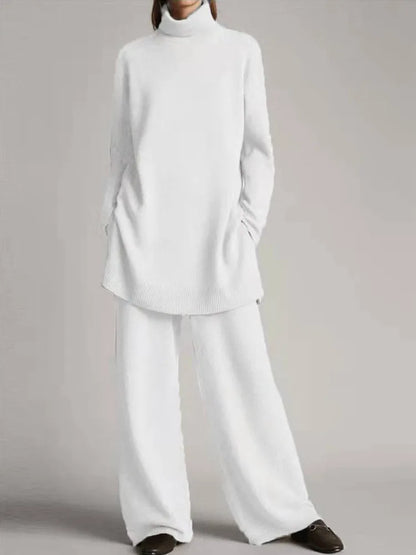 Joy© | Pull à col roulé et ensemble de pantalons