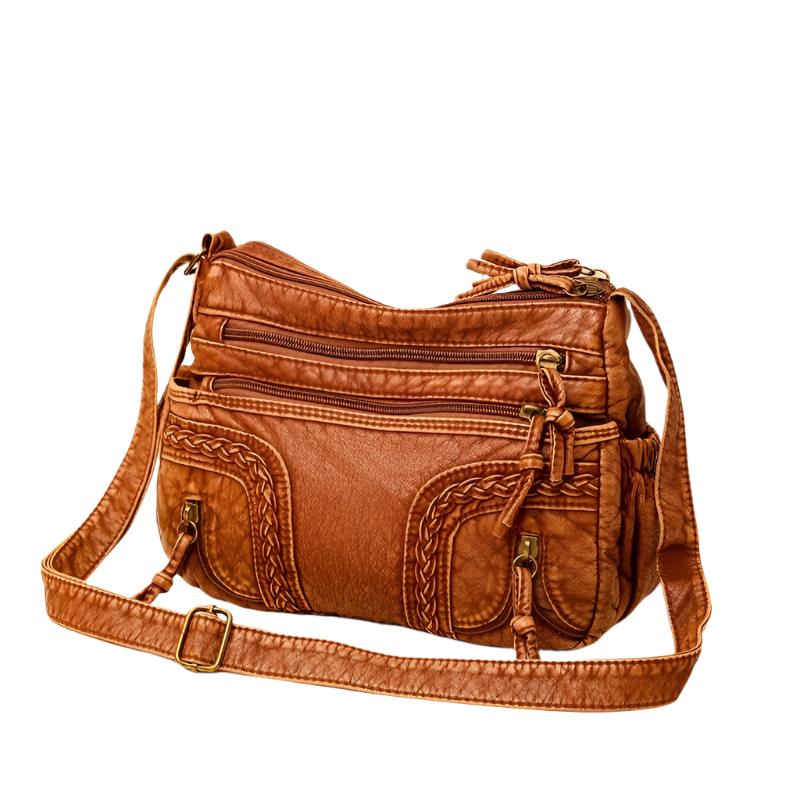 WeaveStyle - Shoulder bag with braided details-Elly Rose