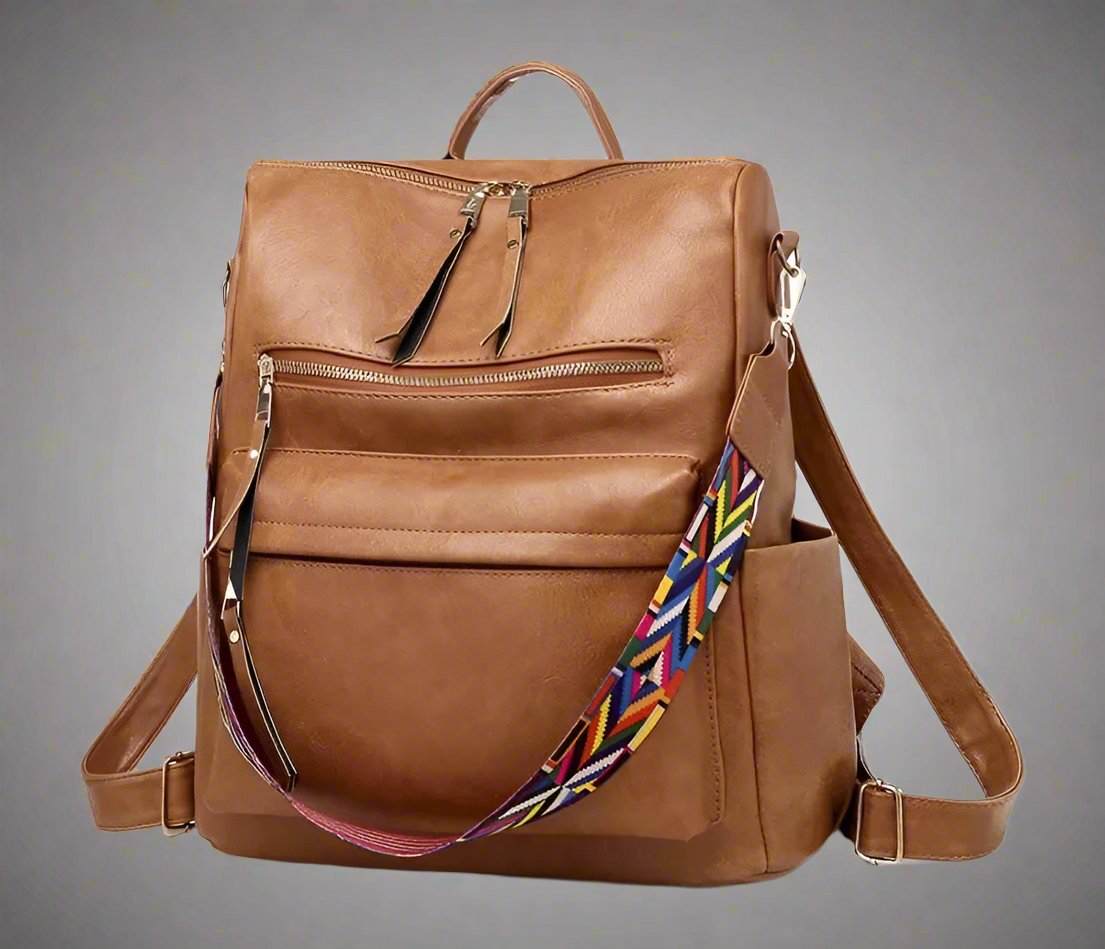 Zosia | Leather backpack-Elly Rose