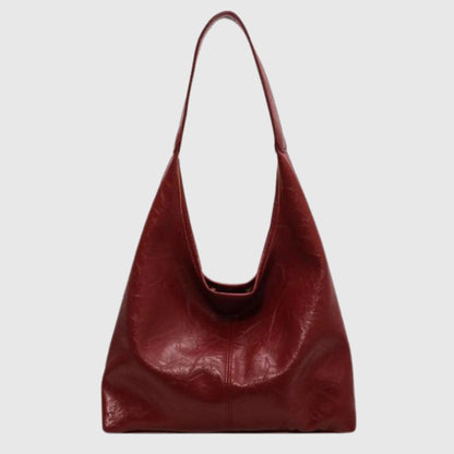 Leather tote bag for women - Linde-Elly Rose