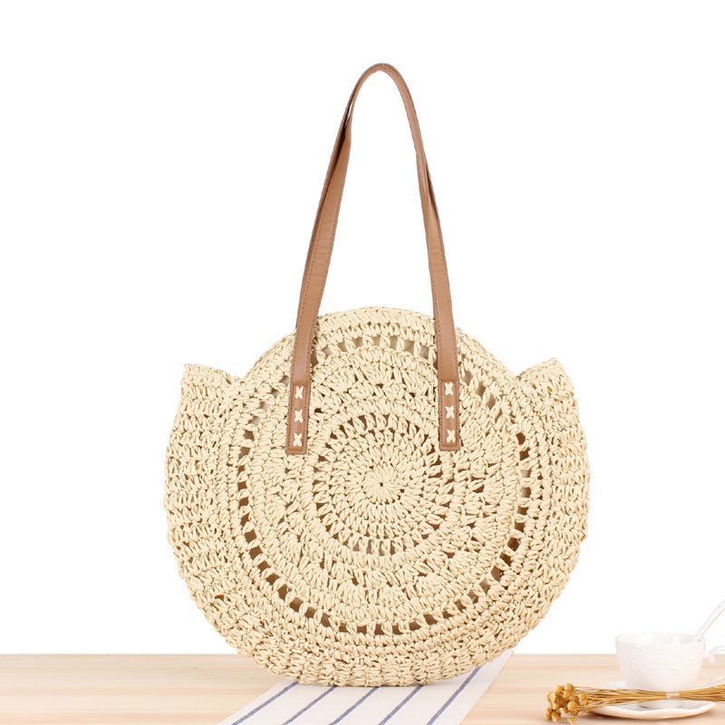 MiMona - Straw Handbag-Elly Rose