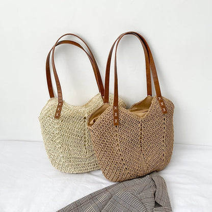 SoSun - Hollow beach bag in woven monofilament-Elly Rose