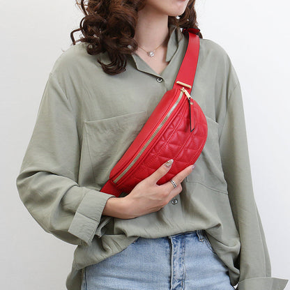 Hazel hip bag with check print | Tough & Handy-Elly Rose