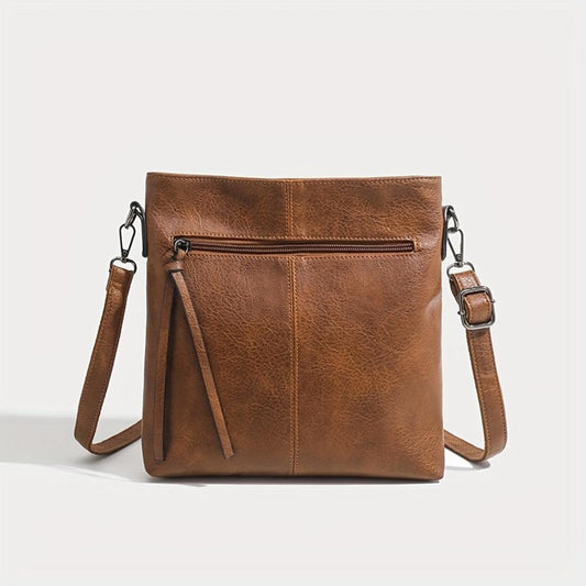 Lena Retro Square Crossbody Bag-Elly Rose