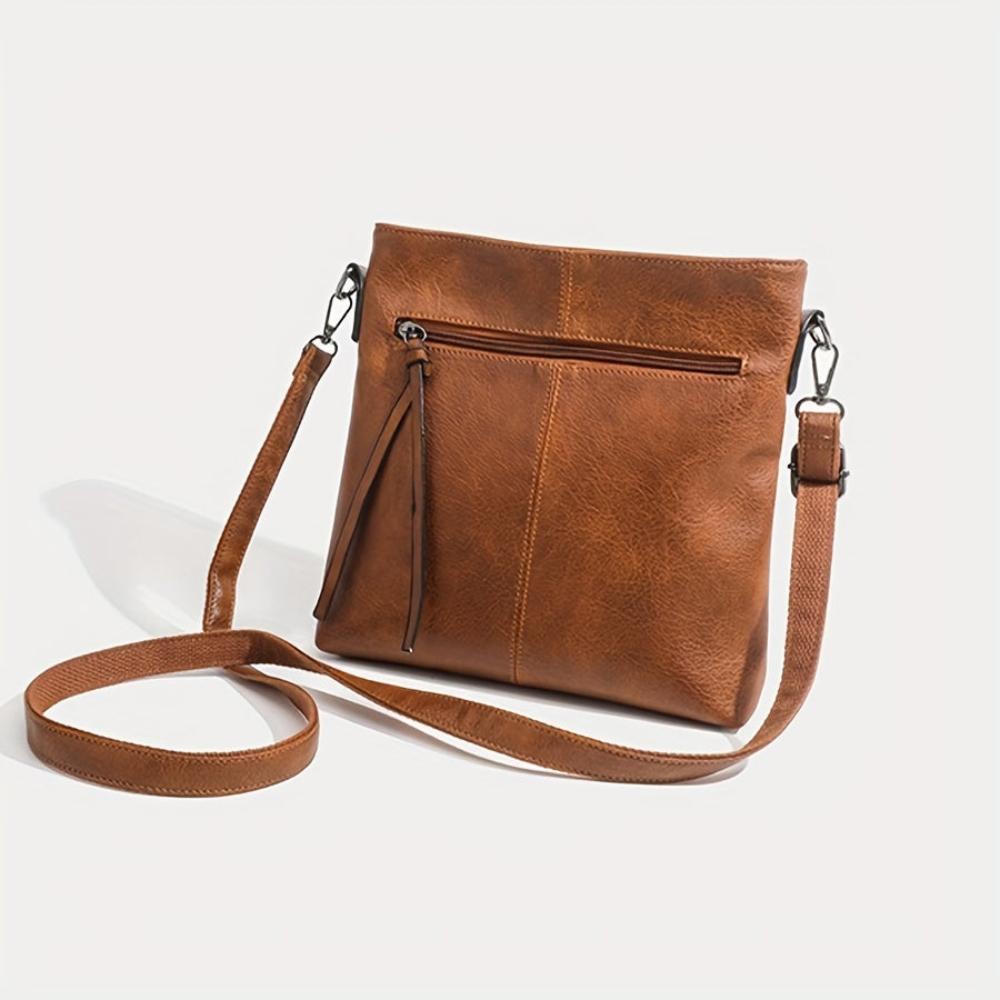 Lena Retro Square Crossbody Bag-Elly Rose