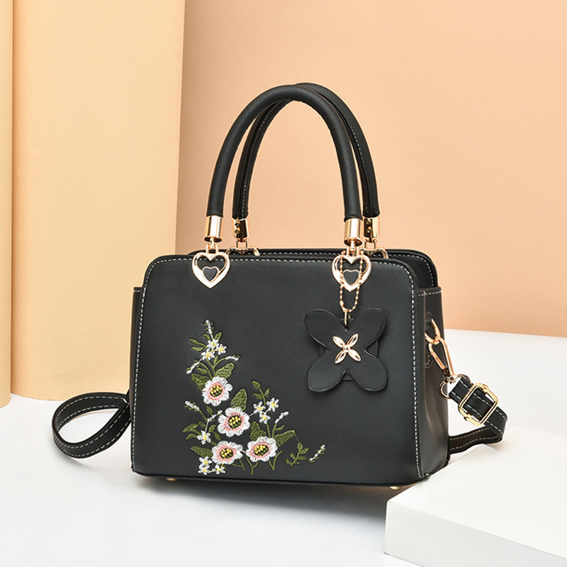 Flora Crossbody Bag - With beautiful embroidery-Elly Rose