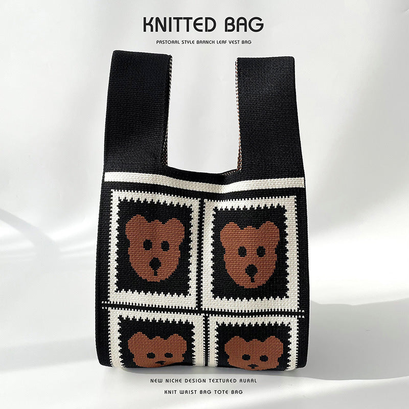 Knitted bag - Oursons-Elly Rose