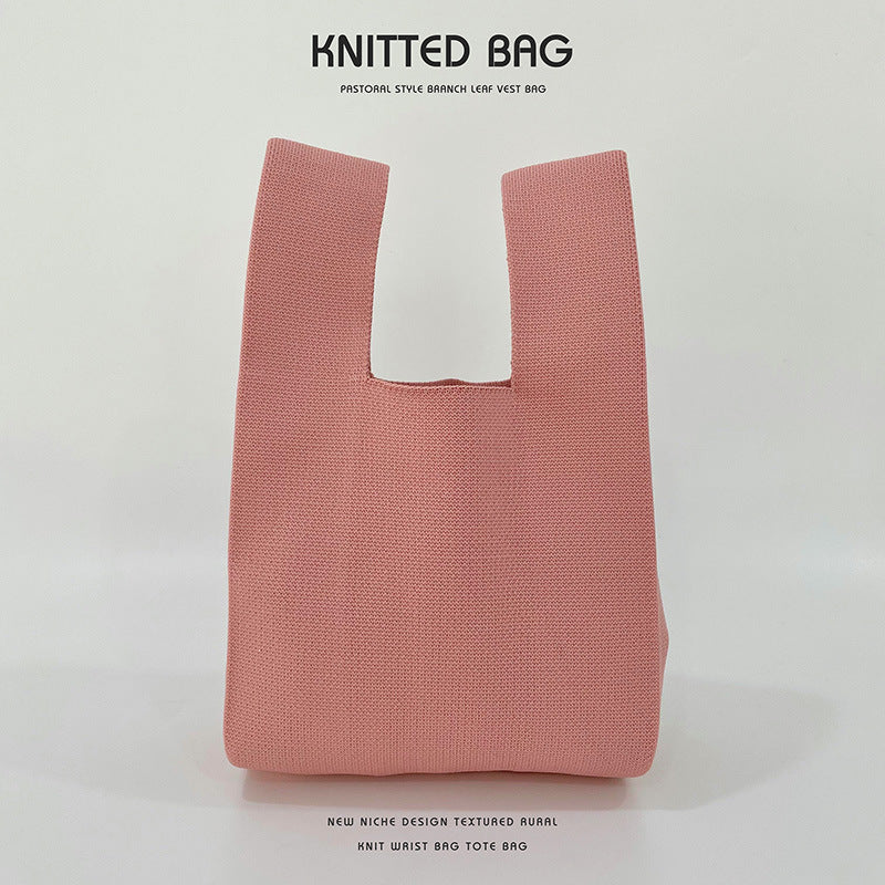 Knitted bag - Unicolore-Elly Rose