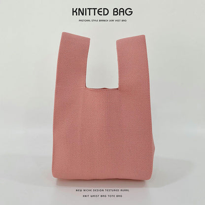 Knitted bag - Unicolore-Elly Rose