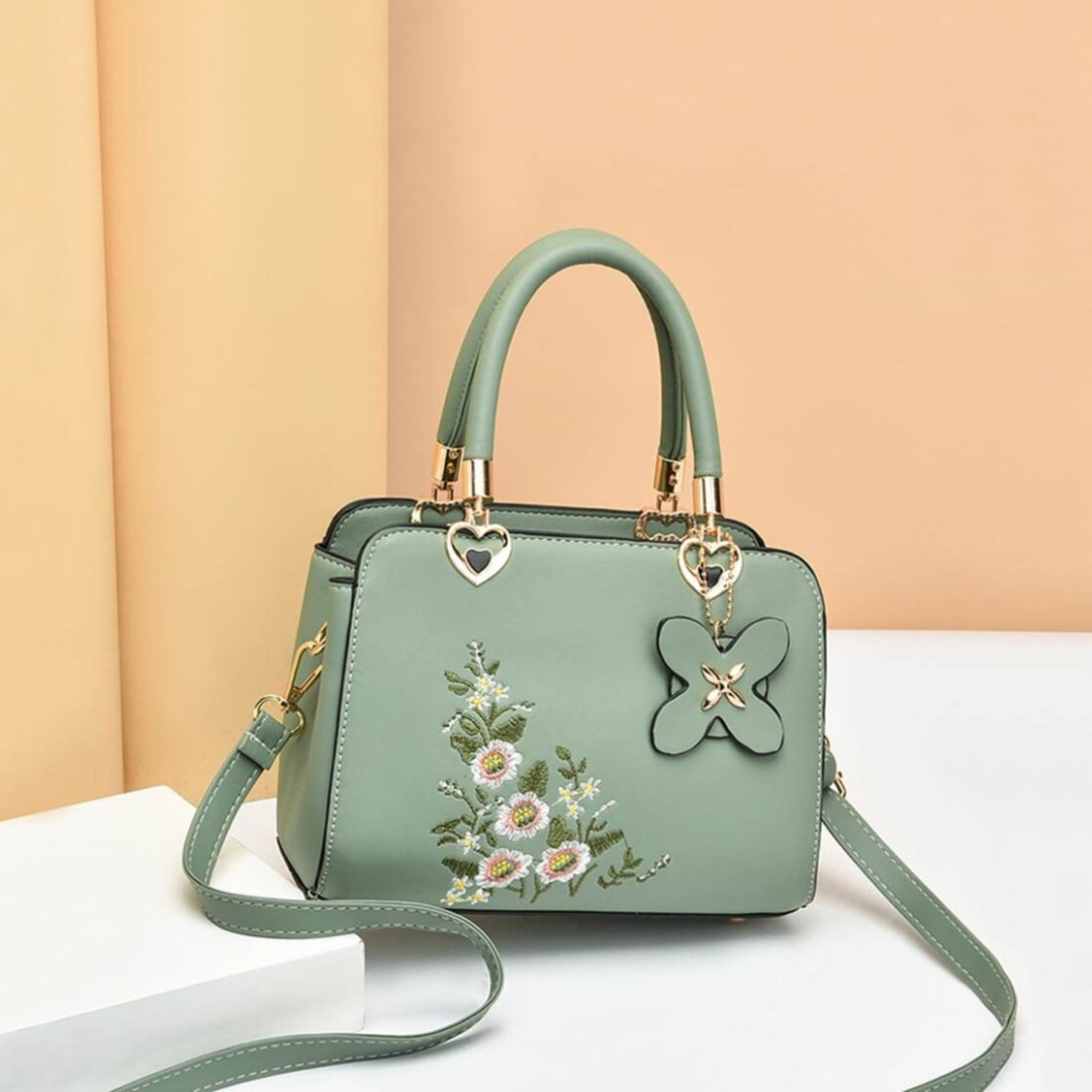 Flora Crossbody Bag - With beautiful embroidery-Elly Rose