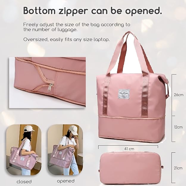 Gabbie travel bag - Durable and expandable-Elly Rose