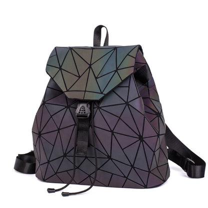 Gina Glow in the Dark Bag | Tote bag with geometric pattern-Elly Rose