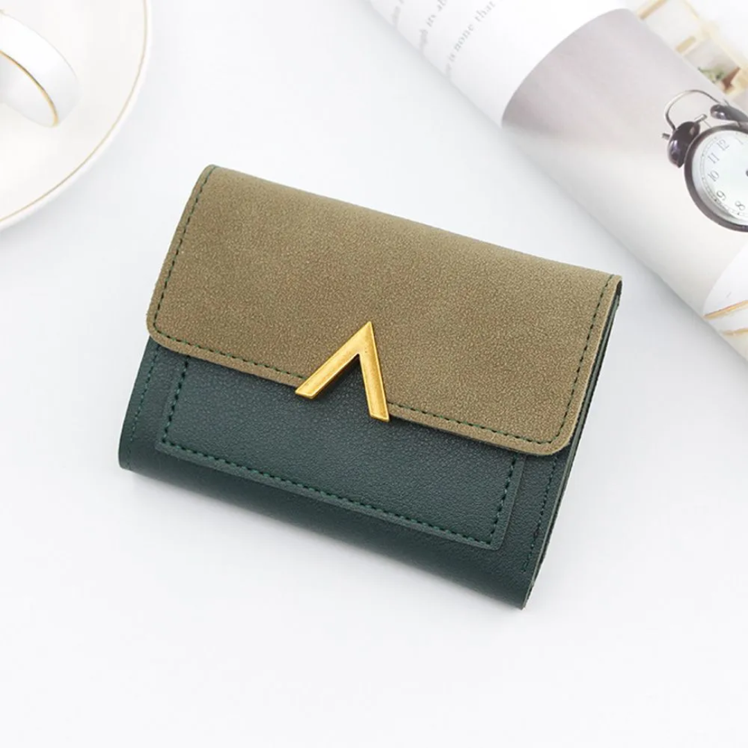 Velvet leather mini wallet | Compact and trendy-Elly Rose