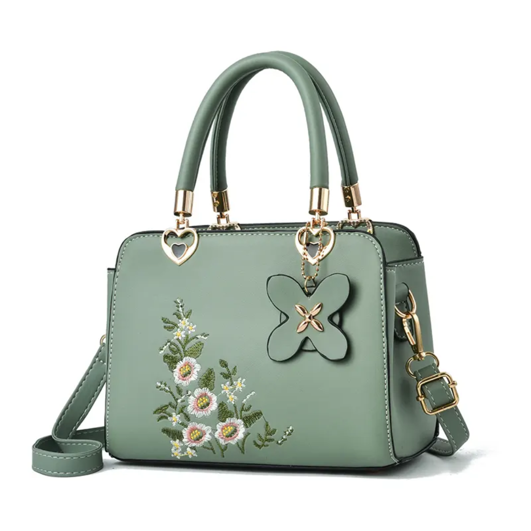 Flora Crossbody Bag - With beautiful embroidery-Elly Rose