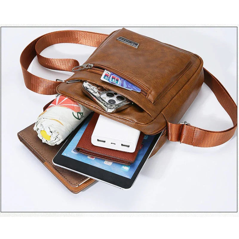 LuxeSling - Elegant shoulder bag for men-Elly Rose