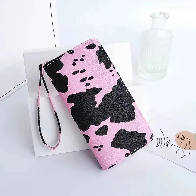GRAZE & GRACE - Elegant cow print wallet-Elly Rose