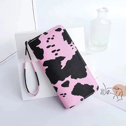 GRAZE & GRACE - Elegant cow print wallet-Elly Rose