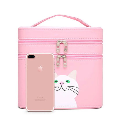 FurryGlam - Colorful kitten makeup bag-Elly Rose