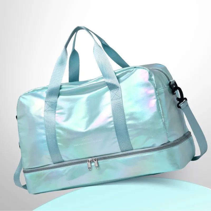 VELUXE - Sporty, shiny travel bag-Elly Rose