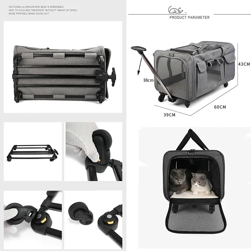 RoamPaws - Portable pet carrier bag-Elly Rose