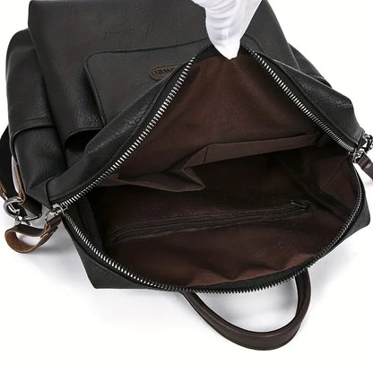 StreetGear - Stylish PU leather backpack-Elly Rose