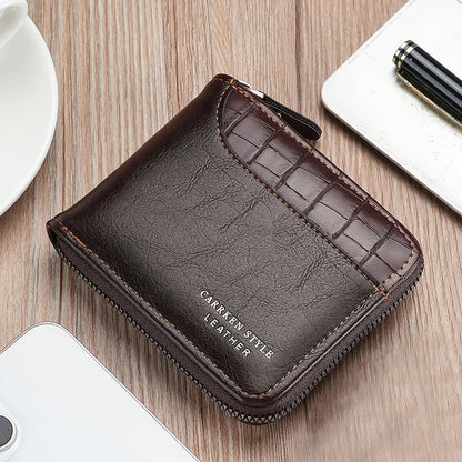 MIDGE - Zippered wallet for men-Elly Rose