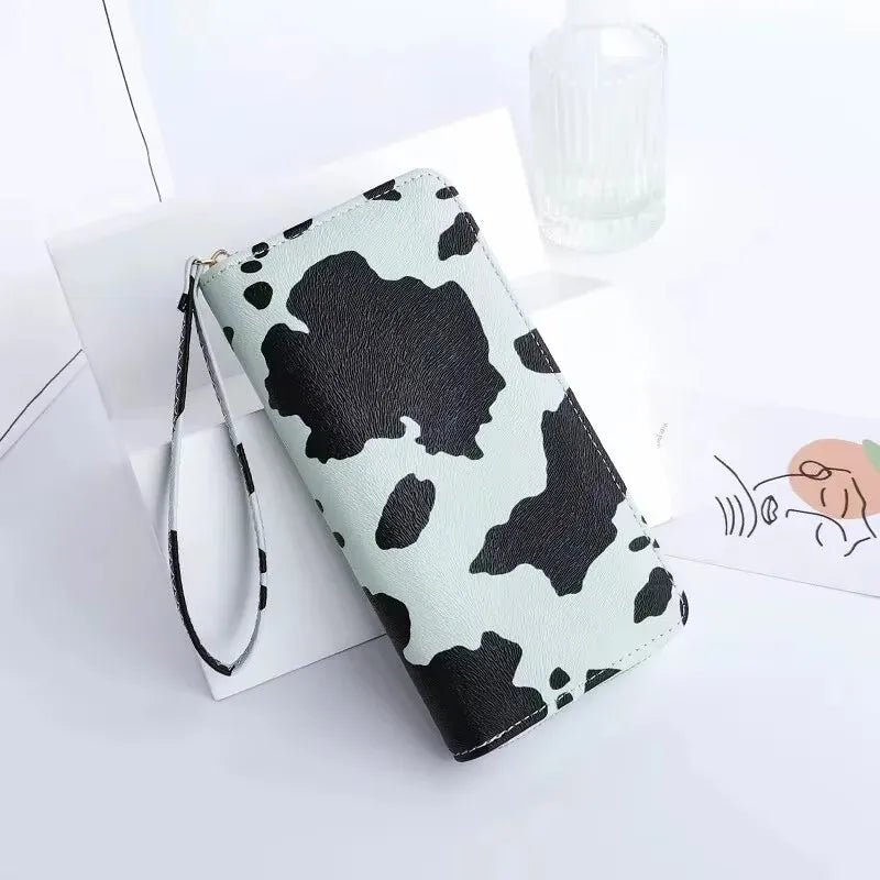 GRAZE & GRACE - Elegant cow print wallet-Elly Rose