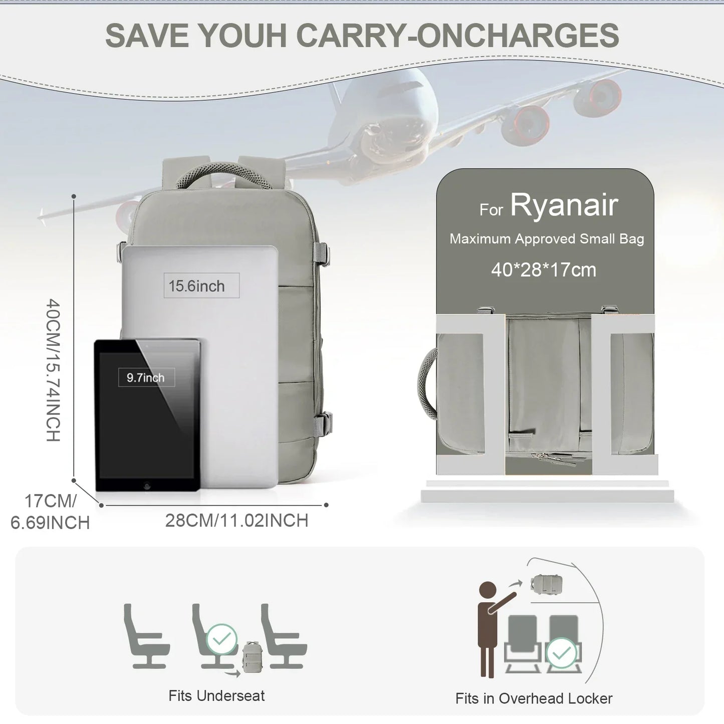 Opulenza - Smart travel backpack for adventure-Elly Rose