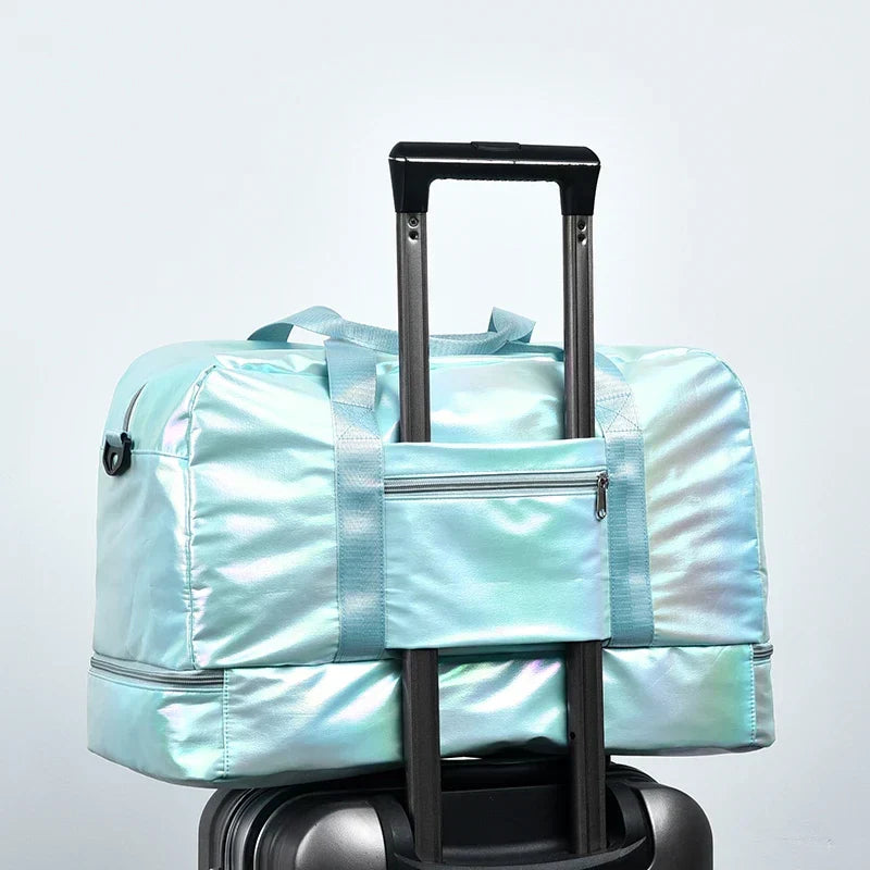 VELUXE - Sporty, shiny travel bag-Elly Rose