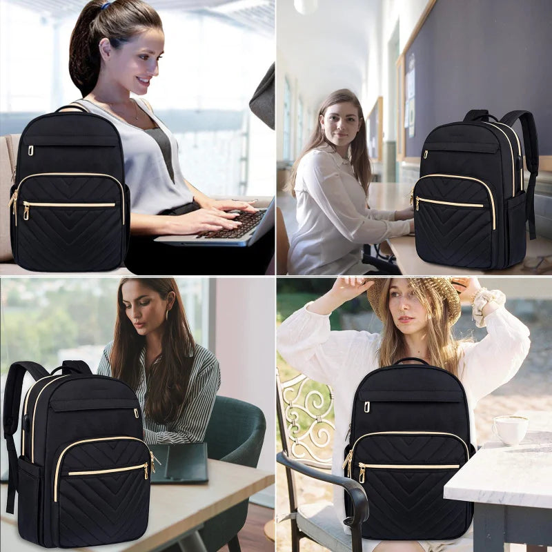 VivaVault - Stylish, secure backpack for women-Elly Rose