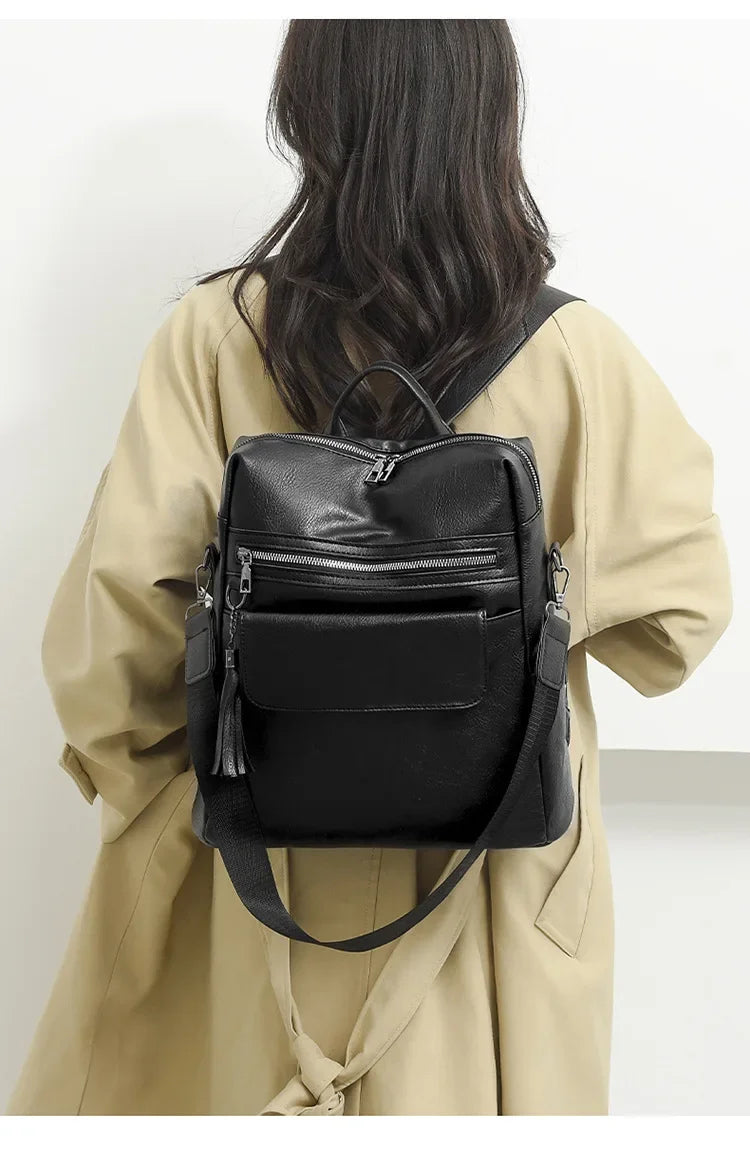 CARA - Large elegant travel backpack-Elly Rose