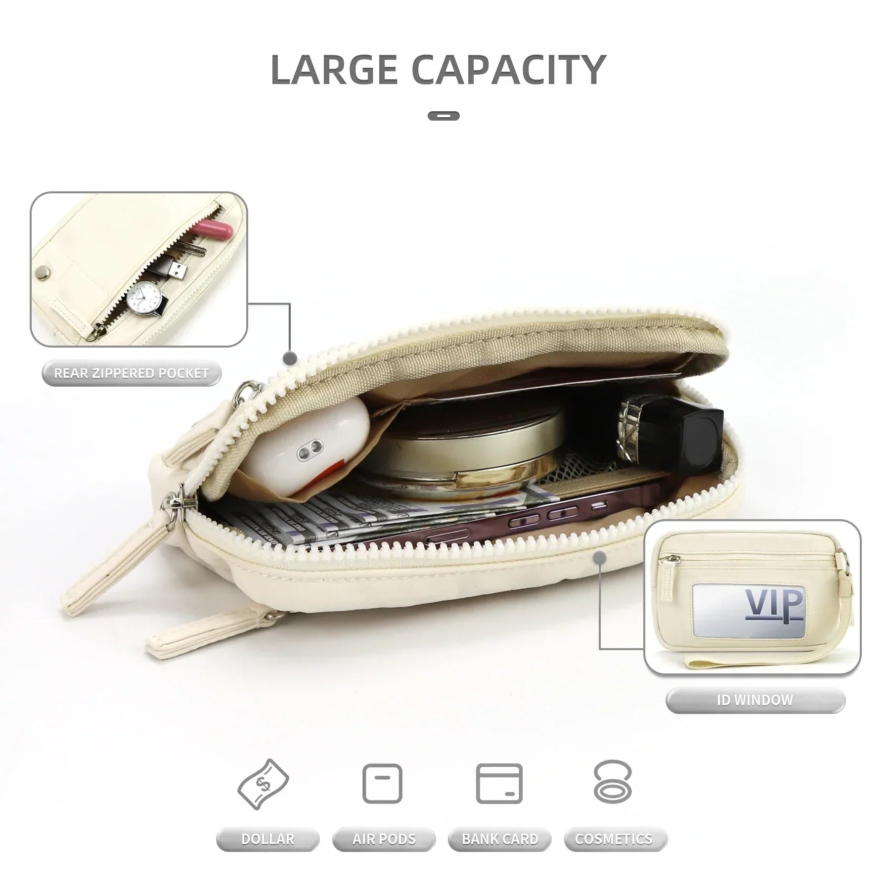 LiteLuxe - Trendy travel wallet for ladies-Elly Rose