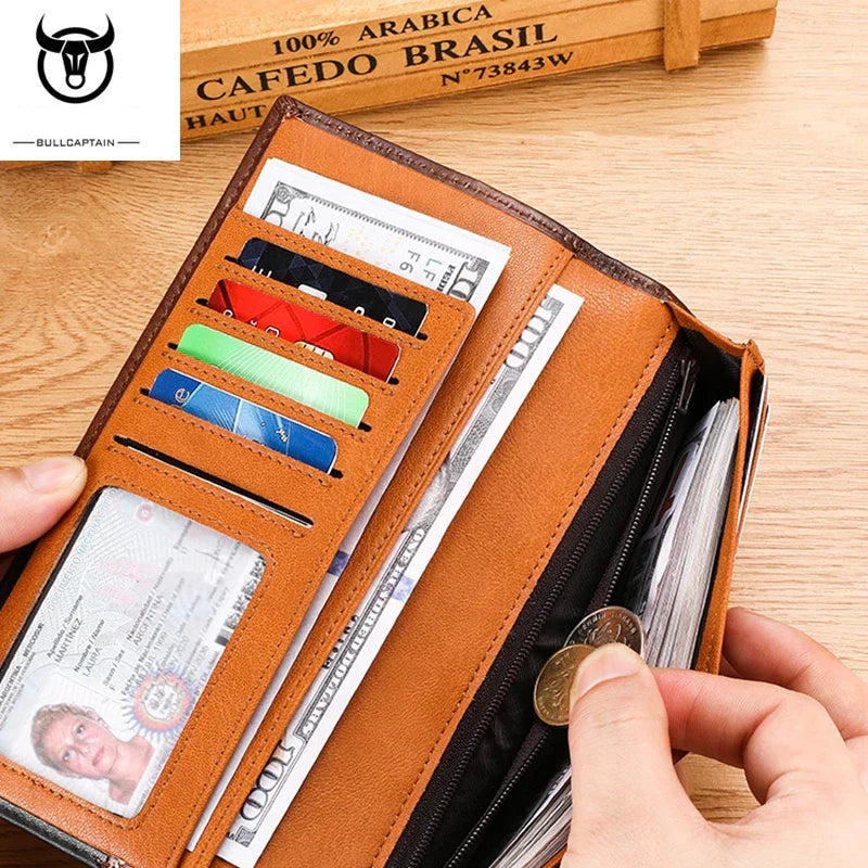 BULLCAPTAIN - Genuine leather wallet-Elly Rose