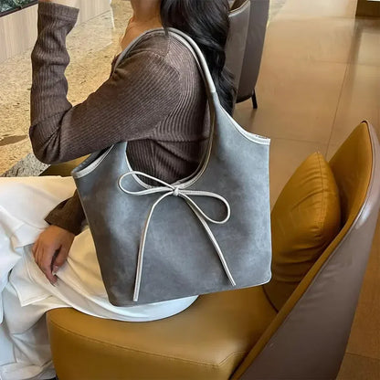 SUZY - Trendy suede shoulder bag for women-Elly Rose