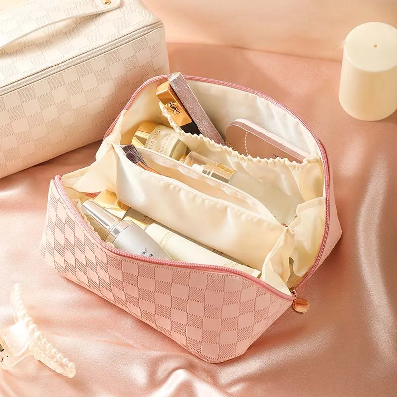 Heritage - Elegant tartan make-up bag-Elly Rose